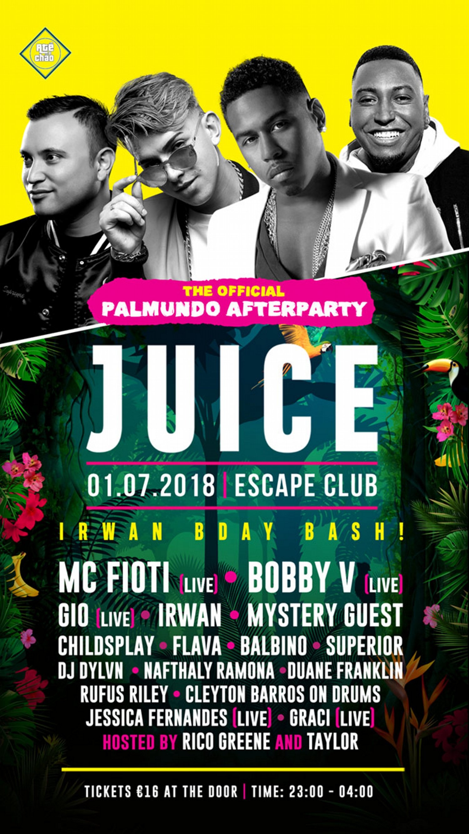 JUICE x Palmundo Official Afterparty x Irwan's Bday Bash