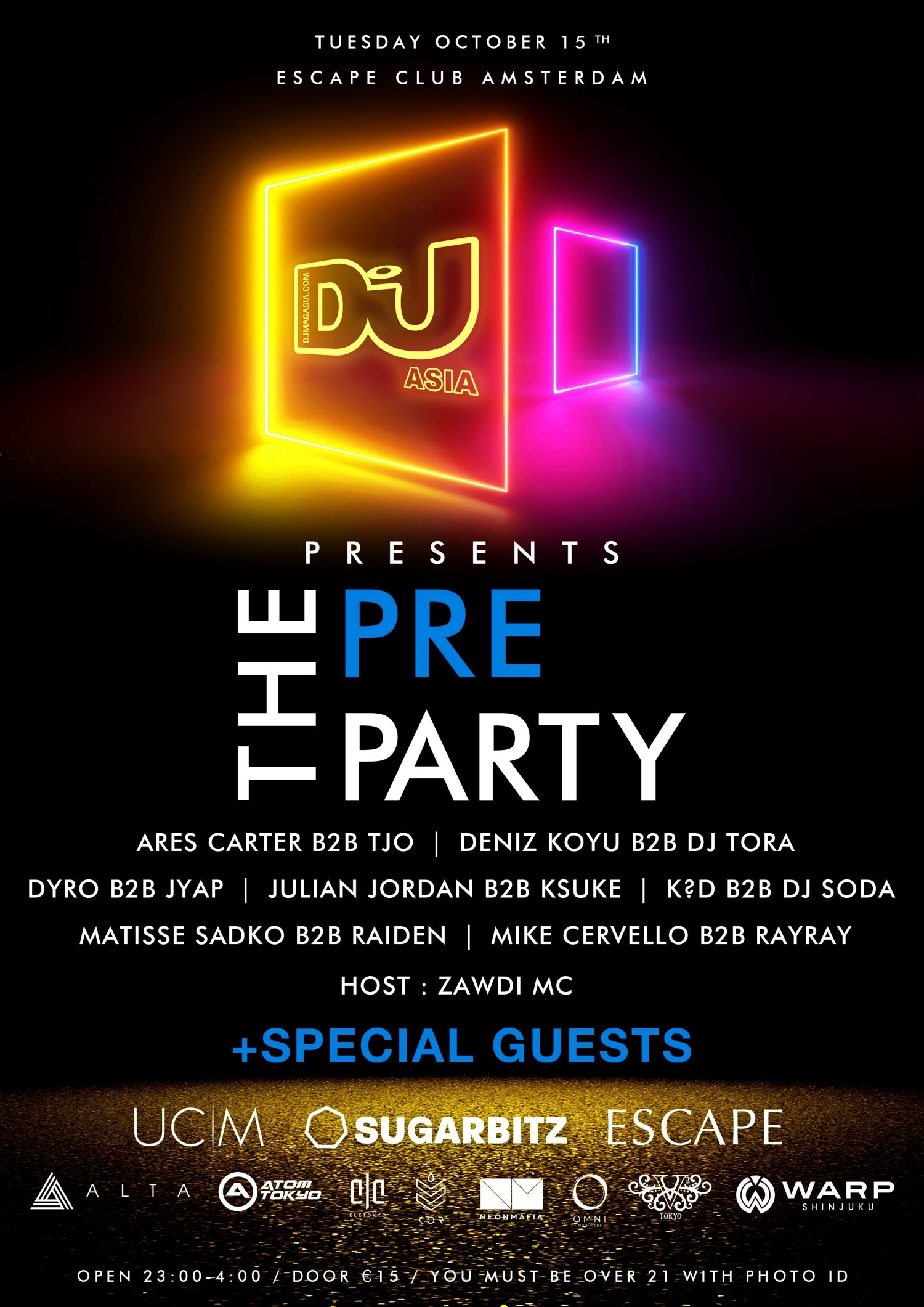 DJ Mag Asia Presents: THE PRE PARTY