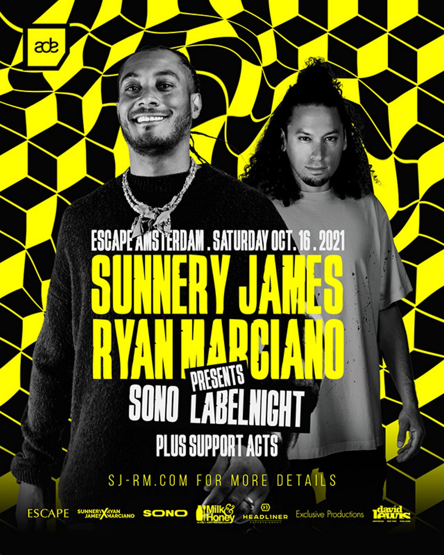 Sunnery James & Ryan Marciano present: Sono Label Night