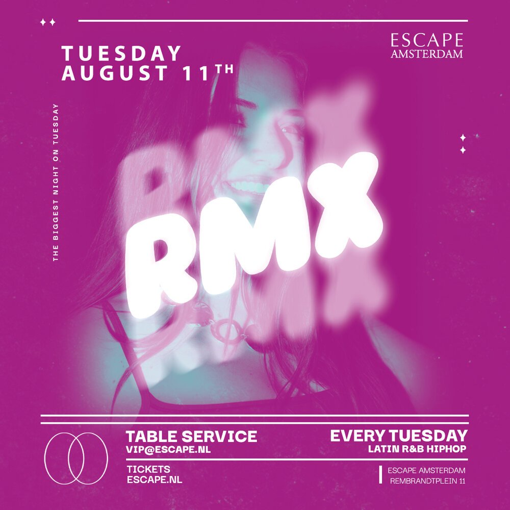 RMX in Escape, Amsterdam