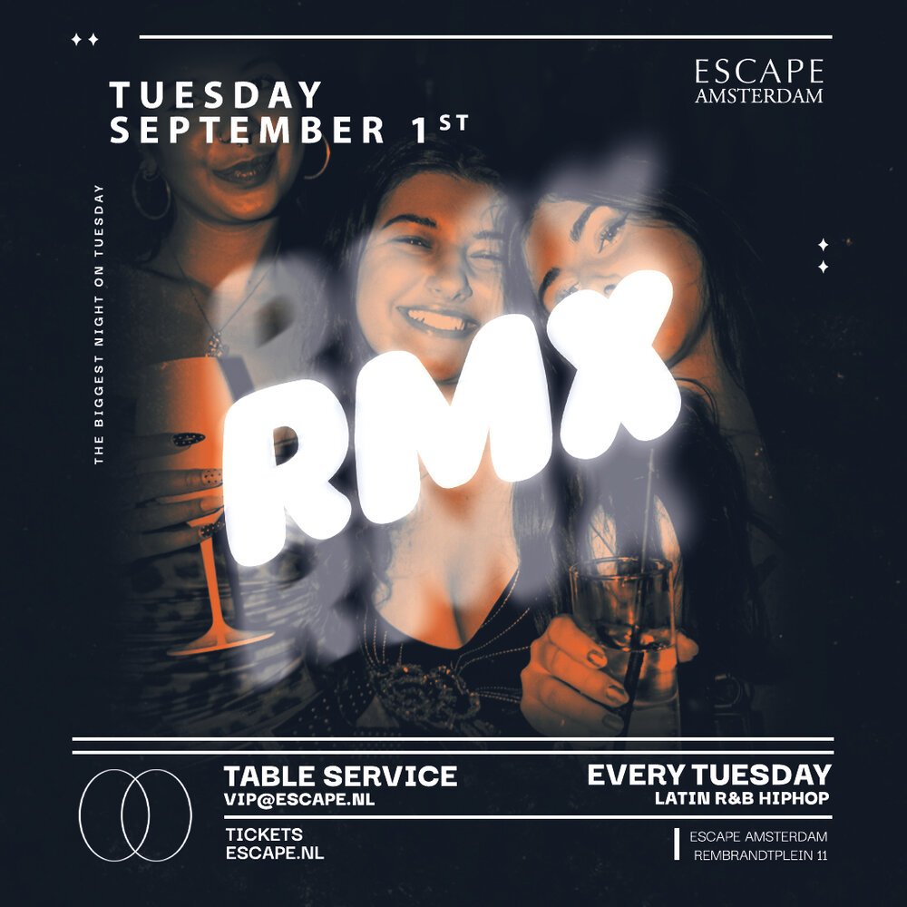 RMX in Escape, Amsterdam