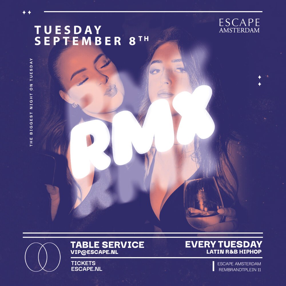 RMX in Escape, Amsterdam