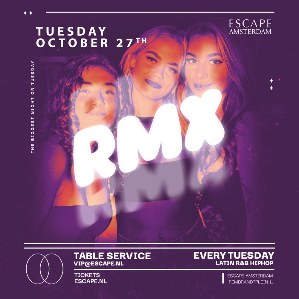 RMX in Escape, Amsterdam