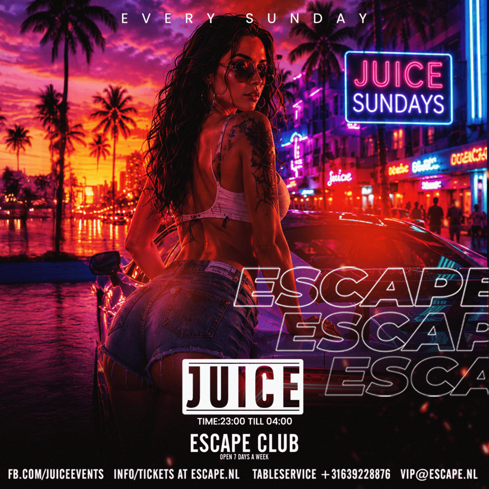 Juice in Escape, Amsterdam