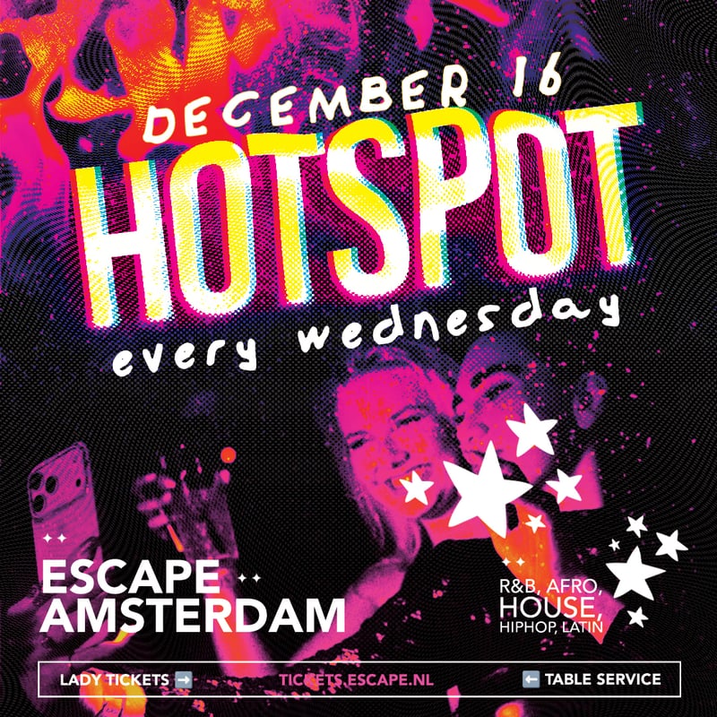 Amsterdam Hotspot — Escape, Amsterdam